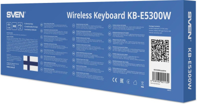 ������������ ���������� SVEN KB-E5300W ������ (109 ��.+12Fn)