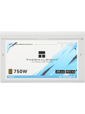 ���� ������� �� Thermalright TR-TG750S-W, 750W 80+ Gold (ATX, 3.0, PCIe 5.0, Non-modular)