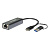 Сетевой адаптер D-LINK 2.5 Gigabit Ethernet / USB Type-C с переходником USB Type-C / USB Type-A (462771) DUB-2315/A1A