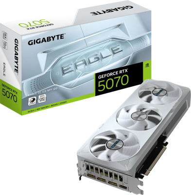 ���������� Gigabyte NVIDIA GeForce RTX 5070 GV-N5070EAGLEOC ICE-12GD 1.0 12�� Eagle, GDDR7, OC, Ret
