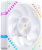 ����� ��� �������/ Case Cooler JONSBO HF2-120WR Reverse (120x120x25mm, 4-pin PWM, ARGB, 63.3CFM, 29.5dBA, 2200RPM, White)
