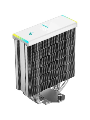 ����� Deepcool AK400 Digital SE Wh ARGB Soc-AM5/AM4/1200/1700/1851 ����� 4-pin 19-28dB Al+Cu LCD 220W 812gr Ret (R-AK400-WHADMN-GJD)