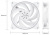 ����������� ��� ������� INWIN Sirius Pure ASP120 fan RGB (Triple pack)