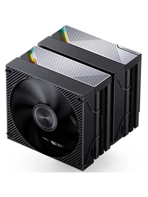 ����� ��� ���������� JONSBO CA90 ARGB (270W, 4-pin PWM, 159mm, Al/Cu, 6x6mm, ARGB, 1x130mm + 1x120mm, 76.57CFM/69.61CFM, 31.4dBA/32.6dBA, 1800RPM/1800RPM, S: 1851/1700/1200/115X, AM4/AM5 Black)
