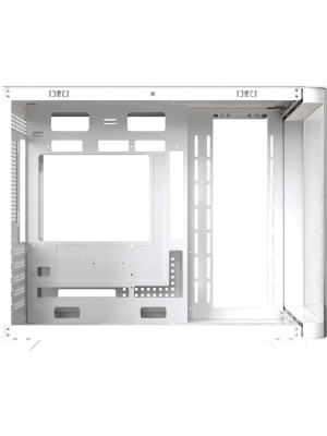 ������ Formula V Line Crystal U2M Floe White, MATX, TYPE-C*1, USB3.0*1, Curved Glass, SIDE 2x FLOE ARGB, REAR 1x FLOE ARGB
