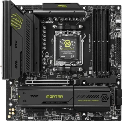 ����������� ����� MSI MAG B850M MORTAR WIFI, SocketAM5, AMD B850, mATX, Ret