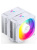 ����� JONSBO CR-3000E ARGB White LGA1851/1700/1200/115X/AM5/AM4 (TDP 260W, PWM, 2 x 120mm ARGB LED Fan, 6 �������� ������, �����, 4-pin) Retail