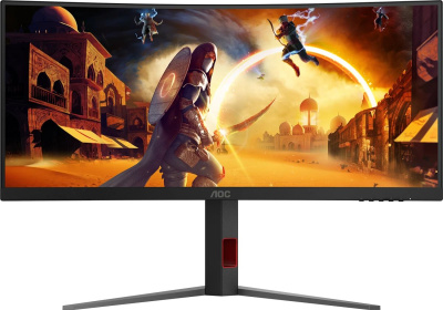 ������� AOC 34" Gaming CU34G4 34" 1500R, VA, UWQHD, 1ms, 180Hz, ������