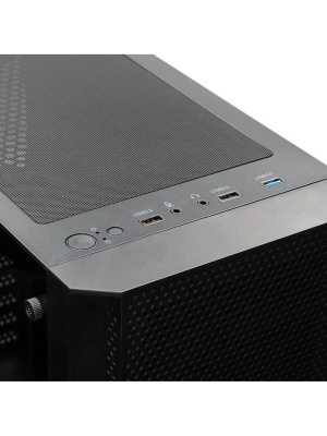 ������ XASTRA A311 4ARGB-C6 Black ATX/Mesh/ full-size TG / 4x120mm FC120 ARGB PWM fans/Argb+PWM HUB 6port/ A311-4FC12A-C6
