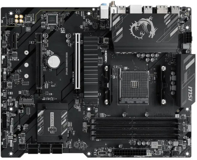 ����������� ����� MSI B550 GAMING WIFI6E, Socket AM4, AMD B550, ATX, Ret