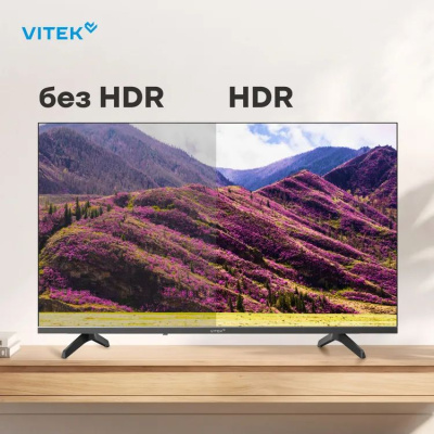 ��������� Vitek 32" VT-32HBS300 HD 60Hz ������.�� WiFi Smart TV ������