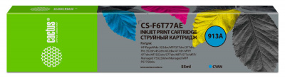 �������� �������� Cactus CS-F6T77AE 913A ������� (55��) ��� HP PW 352dw/377dw/Pro 477dw/452dw