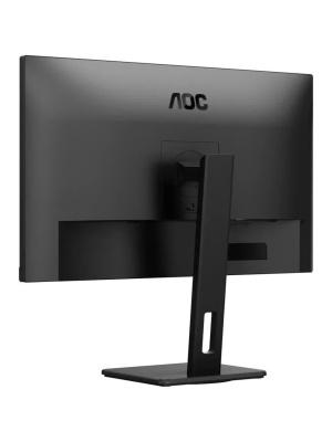 ������� AOC 27E3QAF 27" 1920�1080 WLED, 16:9, IPS, 300 cd/m2, 1000:1, 20�:1, 4 ms, 178�/178�, VGA, HDMI, DP, 100 Hz, Speakers, Tilt, Height, Swivel, Pivot, Internal, VESA, Black, 3y