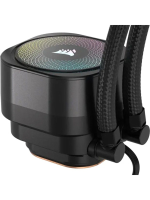 ������� ����������� ���������� Corsair NAUTILUS 240 ARGB (240mm, Black, ARGB/ Fans: 2x120mm, 74.37CFM, 34dBA, 2100RPM/ S: 1851, 1700, AM5, AM4)