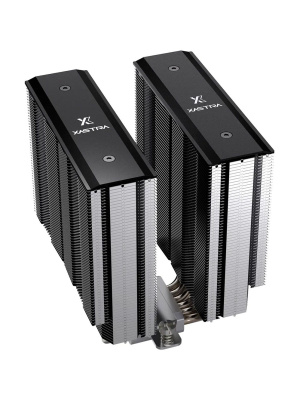 ����� XASTRA AX620 Basic LGA1851/1700/1200/115X/AM5/AM4 (Dual Tower, TDP 265W, 6 ����.������ 6�� , 2x PWM 120mm black ,������ ��������� ) RET