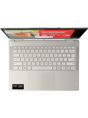 ������� Lenovo Yoga 7 14AKP10, 14" (1920x1200) OLED/AMD Ryzen AI 5 340/24 �� DDR5/1024 �� SSD/AMD Radeon Graphics/Windows 11 Home, ������� (83JR005YRK)