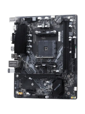 ����������� ����� Maxsun MS-Challenger A520M A520, AM4, 2xDDR4, 1*PCIEx16, 1*PCIEx1, 1*M.2, 4*USB3.2Gen1, 6*USB2.0, 3*SATA3.0, 1G, VGA, HDMI, M-ATX, RTL