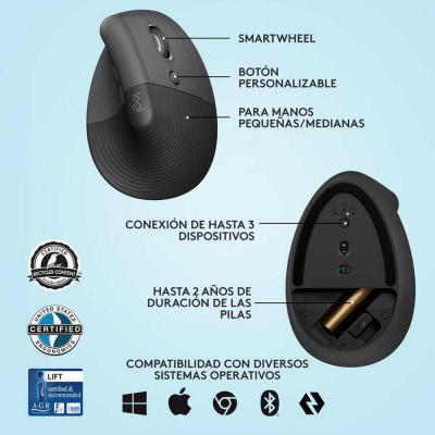 ���� Logitech  LIFT Graphite 910-006473