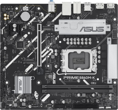 ����������� ����� ASUS PRIME B860M-K, Socket-1851, Intel B860, mATX, Ret 90MB1JT0-M0EAY0