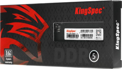 ������ DDR5 8GB 4800MHz Kingspec KS4800D5M11008G RTL PC4-38400 CL19 DIMM 288-pin 1.2� single rank � ���������� Ret