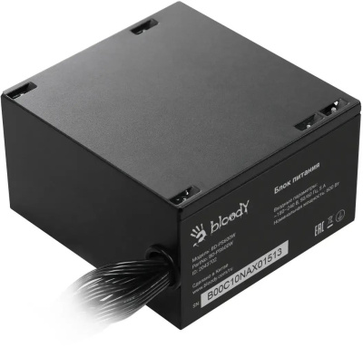 ���� ������� Bloody ATX 600W BD-PS600W 80 PLUS WHITE (20+4pin) APFC 120mm fan 6xSATA RTL