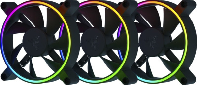 ���������� ��� ������� Razer Kunai Chroma 140mm 3 Fans (RC21-01810200-R3M1) 3 �e��������� ��� �������, 140 ��, 500-1600 ��/���, 34.48-81 CFM, 15-30 ��, 4-pin PWM, ������������ ���������