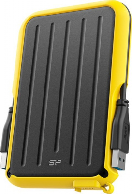 ������� ������ ���� 2Tb Silicon Power Armor A66 Black/Yellow (SP020TBPHD66SS3Y)