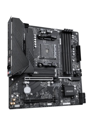 ����������� ����� Gigabyte B550M X AORUS ELITE WIFI7 B550, AM4, 4*DDR4, 2*PCIEx16, 2*M.2, 1*TypeC, 4*USB3.2Gen1, 4*USB2.0, 4*SATA3.0, 2.5G, DP, HDMI, ATX, RTL