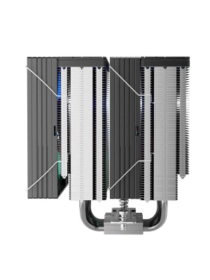 ����� 1STPLAYER CRYO CY12L-D Black / 6HPx6mm, dual tower, 2x120mm ARGB fans, 750-1900 RPM, 57.6 CFM, 38.2 dBA / CY12L-D-BK