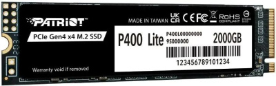 ���������� SSD Patriot PCIe 4.0 x4 2TB P400LP2KGM28H P400 M.2 2280