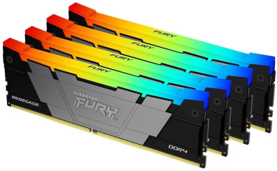 ����������� ������ 64Gb DDR4 3600MHz Kingston Fury Renegade RGB (KF436C16RB12AK4/64) (4x16Gb KIT)