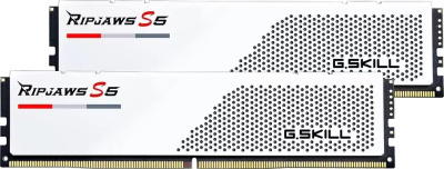 ������ ������ DDR5 G.SKILL RIPJAWS S5 64GB (2x32GB) 5600MHz CL36 36-36-36-89 F5-5600J3636D32GX2-RS5W  White