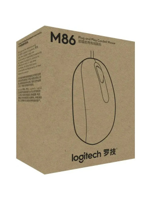���� Logitech M86 ������ ���������� 1000dpi USB ��� �������� (910-007661)