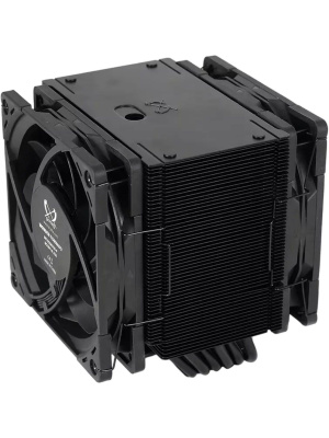 ����� ��� ���������� Scythe Mugen 6 Dual Fan Black Edition (300W, 4-pin PWM, 154mm, Al/Cu, 6x6mm, 2x120mm, 60.29CFM, 26.88dBA, 2000RPM, S: 1851/1700/1200/115X/2011/2066, AM5/AM4, black)