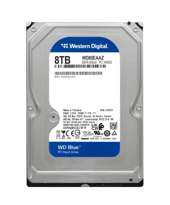 ������� ���� WD SATA-III 8TB WD80EAAZ Desktop Blue (5640rpm) 128Mb 3.5"