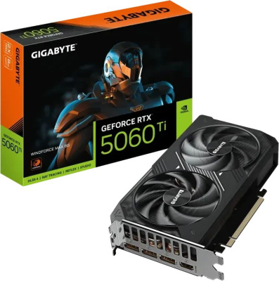 ���������� Gigabyte NVIDIA GeForce RTX 5060TI 8Gb 128bit PCI-E 5.0 GDDR7 GV-N506TWF2MAX-8GD Ret