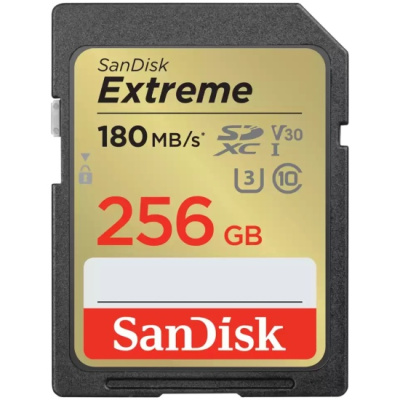 ����� ������ SanDisk Extreme SDXC Class 10 UHS-I U3 V30 256Gb (180/130 MB/s)