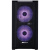 ������ 1STPLAYER AU6 ARGB Black / mATX / 2x140mm & 3x120mm ARGB fans / AU6-BK-2FA7-14-2FA7R-1FA7