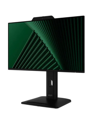 ������� MSI PRO MP242PMG 23.8" 16:9 FHD(1920x1080) IPS Flat,Webcam,1ms(MPRT),1500:1,100M:1,300nit,1xHDMI,1xDP,1xVGA,2xUSB-A,1xUSB-B,Speaker,Tilt,Swivel,Height,Pivot,VESA,120Hz,Black,1y war-ty