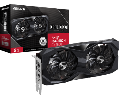 ���������� ASRock  Radeon RX 7600 Challenger 8G OC (RX7600 CL 8GO)