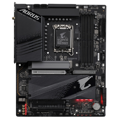   Gigabyte [Z790 AORUS ELITE AX] Z790 AORUS ELITE AX, Socket 1700, IntelZ790, 4xDDR5-4800, HDMI+DP, 3xPCI-Ex16, 6xSATA3(RAID 0/1/5/10), 4xM.2, 8Ch