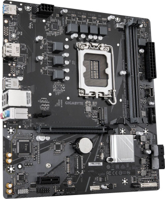 ����������� ����� Gigabyte H610M D3W DDR4, LGA1700, Intel H610, mATX, Ret