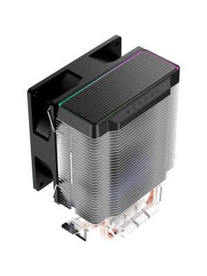 ����� ��� ���������� Ocypus Gamma A20 BK ARGB (110W, 3-pin, 122.5mm, Al/Cu, 2x6mm, ARGB, 1x92mm, 32CFM, 21dBA, 1900RPM, S: 1851/1700/1200/115X,AM5/AM4, black)