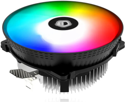 ����� ID-COOLING DK-03 RAINBOW LGA1200/115X/775/AM4/AM3/+/AM2/+/FM2/+/FM1 (TDP 100W, PWM, FAN 120mm, Dynamic Multi-Color LED) RET