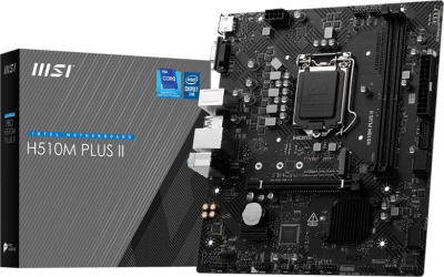 ����������� ����� MSI H510M PLUS II Socket: LGA 1200, Intel Z490, mATX, Ret
