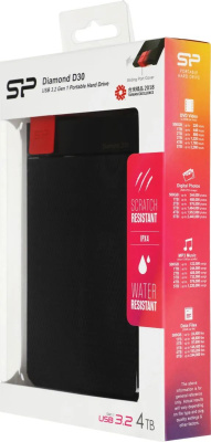 ������� ���� Silicon Power USB 3.0 4Tb SP040TBPHDD3LS3K D30 Diamond 2.5" ������