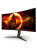 ������� AOC CU34G2XP 34" Black-Red (VA, ���������, 3440x1440, 180Hz, 1 ms, 178�/178�, 300 cd/m, 80M:1, +2xHDMI 2.0, +2xDisplayPort 1.4, +4xUSB 3.0, +MM, +����������� �� ������)