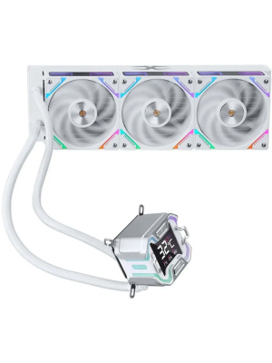 ������� �������� ���������� 1STPLAYER X-360E White / 3x120mm, ARGB, 7-segment display, 300W TDP / X-360E-WH