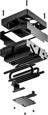 ����� ��� ���������� ID-Cooling IS-53XT 120W/PWM/all Intel /AMD AM4/ Low profile/Screws