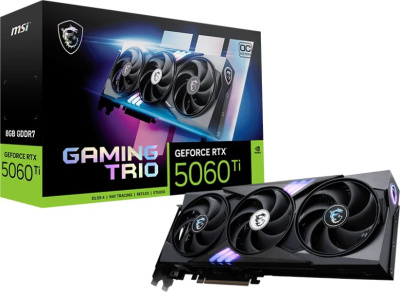 ���������� MSI NVIDIA GeForce RTX 5060 Ti Gaming Trio OC 8Gb, Ret
